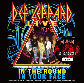 DEF LEPPARD - COMPLETE IN THE ROUND IN YOUR FACE(2CD)