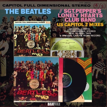 THE BEATLES - SGT.PEPPER'S LONELY HEARTS CLUB BAND // US CAPITOL 2 MIXES (1CDR)